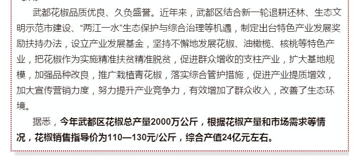 5.28億！一場盛會(huì)，武都花椒“火”了